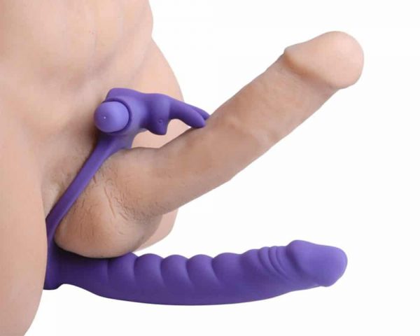 anillo doble penetracion con vibrador Frisky F2.